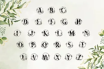 Farmhouse Monogram font