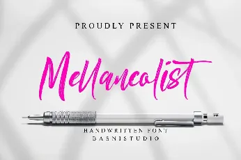 Mellancolist font