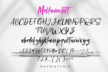 Mellancolist font