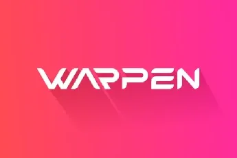 Warpen font