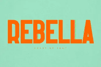 Rebella font