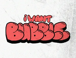 BubbleMark font