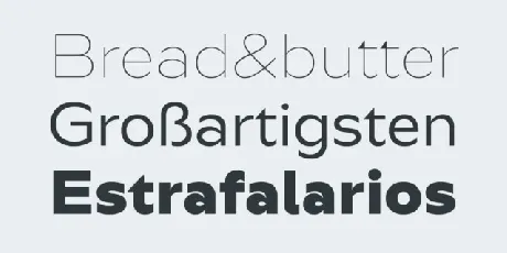 Bw Aleta Family font