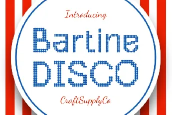 Bartine Disco font