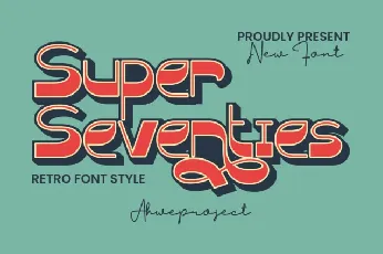 Super Seventies font