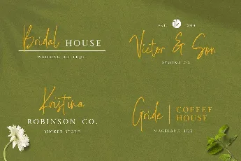 Goldenside Handwritten Script Typeface font