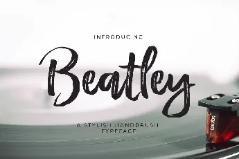 Beatley Stylish Hand Brush font