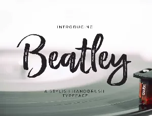 Beatley Stylish Hand Brush font