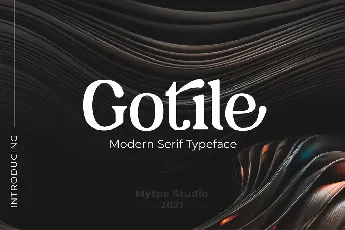 Gotile font