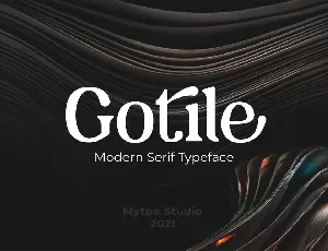 Gotile font