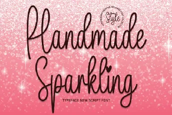 Handmade Sparkling Handwritten font