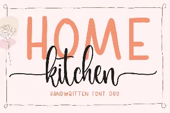 Home Kitchen font