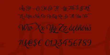 Vampire Calligraphy font