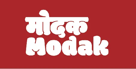 Modak font