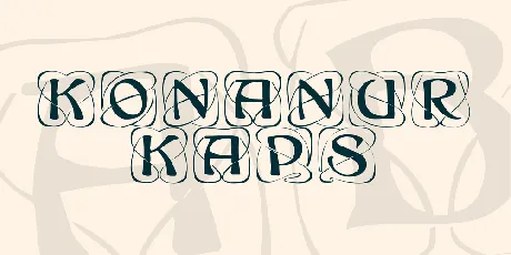 Konanur Kaps font