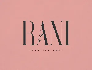 Rani font