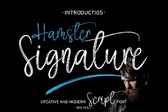 Hamster Signature font