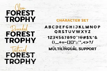 Forest Trophy font