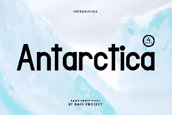 Antarctica font