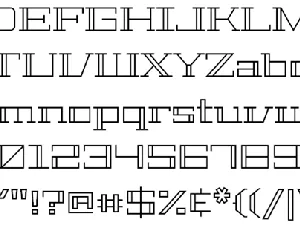 Geostar font