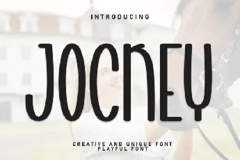 Jockey Display font