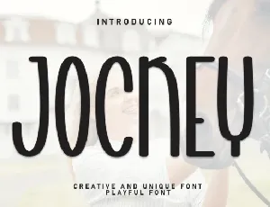 Jockey Display font