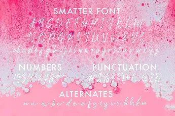 Smatter Brush Script font