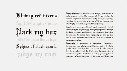 Linoscroll Blackletter font