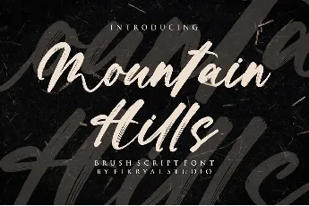 Mountain Hills font