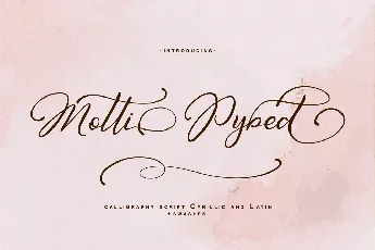 Motty Pybed font