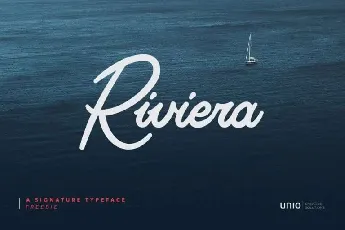 Riviera Signature Free font