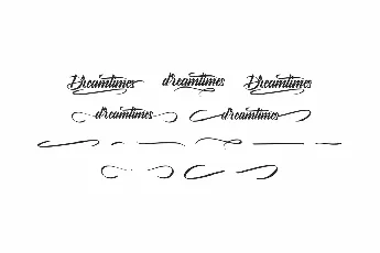 Dreamtimes Demo font