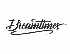 Dreamtimes Demo font