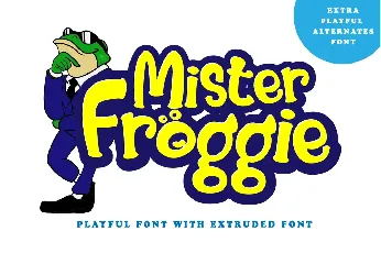 Mister Froggie font