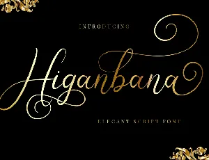 Higanbana font