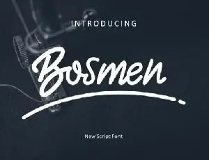 Bosmen font