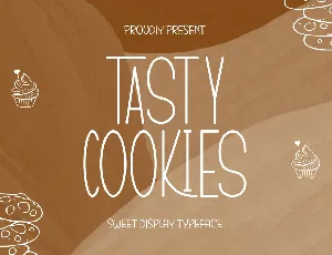 TASTY COOKIES font