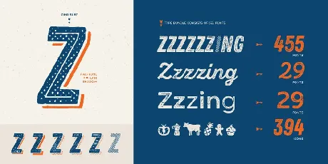 Zing Rust font