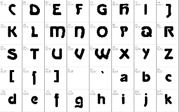 La Negrita font