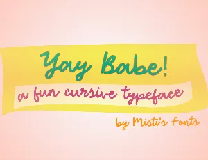 Yay Babe font