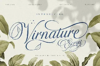 Virnature font