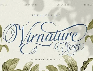 Virnature font