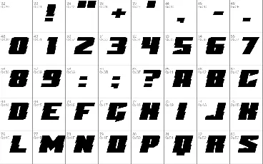 Shift font