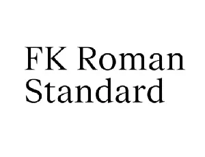 FK Roman Standard Family font