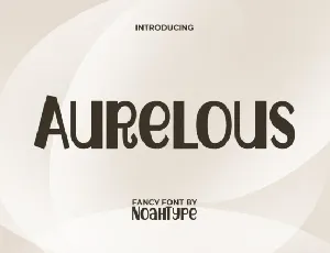 Aurelous font