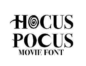 Hocus Pocus font