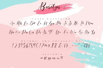 Barelyn Calligraphy Script font