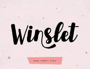 Winslet font