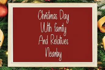 Comeback Christmas Handwritten font