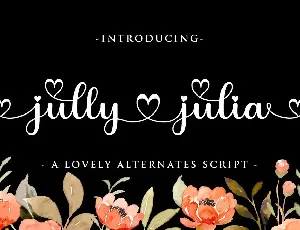 jully julia font